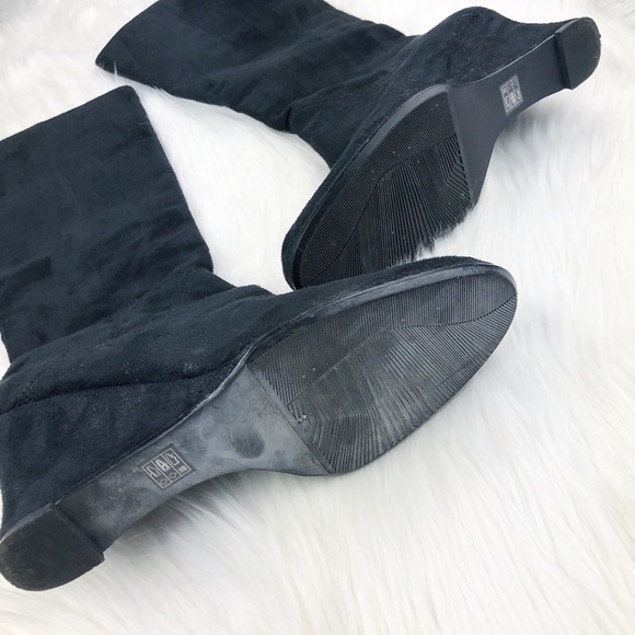 Black Suede Boots - Picture 2 of 8